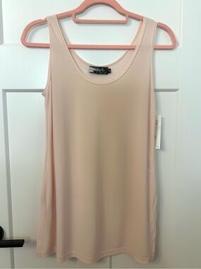 Sympli Go To Tank Relax Blush Pink Size 2 NWT Made in Canada